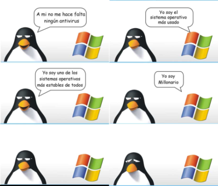 wallpaper linux vs windows. Linux vs Windows - 449x384 -
